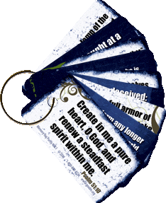 Purity (Pure) Scripture Memory Key Tag Set